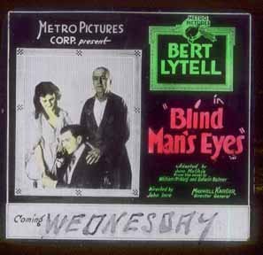Blind man's eyes