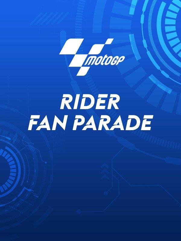 Moto gp rider fan parade