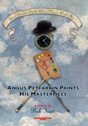 Angus petfarkin paints his masterpiece