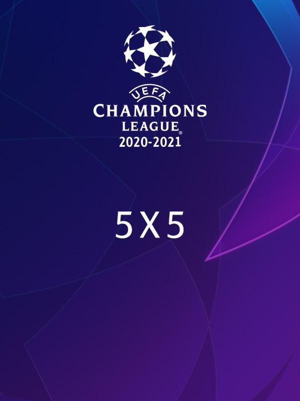 5 x 5 champions league (diretta)