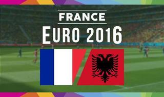 Campionati europei di calcio Francia - Albania