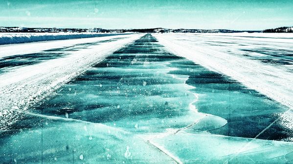 Canada: la strada di ghiaccio