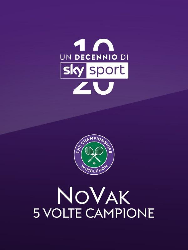 Novak - 5 volte campione