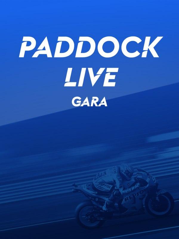 Paddock live - gara   (diretta)