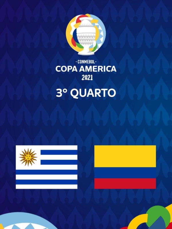 Uruguay - colombia. 3 quarto