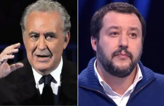 Non  l'arena Ospiti Santoro e Salvini 2022x00