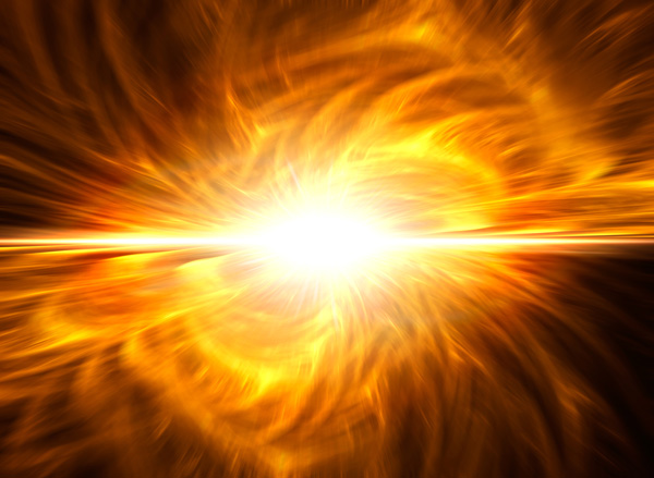Exploding sun